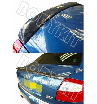 S4 achterklep spoiler Audi A4 B6 sedan &#039;01-&#039;04 CARBON