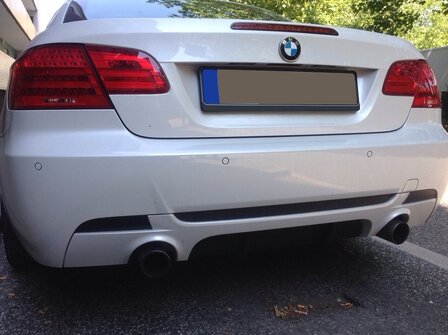 Performance achterbumper spoiler diffuser (LR) BMW E92-E93 M-pakket