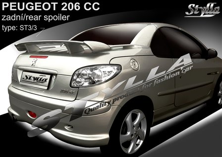 Achterklep spoiler Peugeot 206 CC