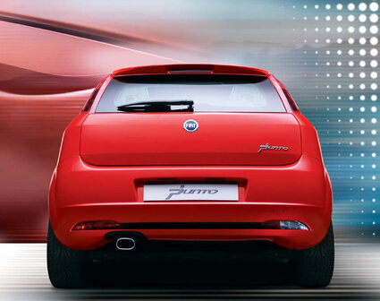 Achterklep spoiler dak spoiler Fiat Punto 2005-2018 MS Design