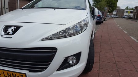 Koplamp spoilers booskijkers Peugeot 207