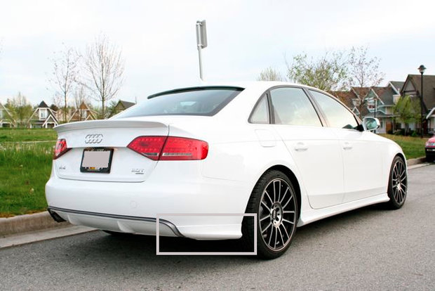 Achterbumper spoilers 2 delig A4 B8 OEM Styling